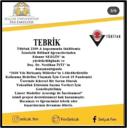 2209/A 2023-1 Kapsamında Kabul Alan Projelerimiz